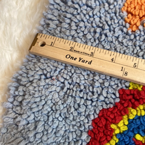 Vintage Bert and Ernie Latch Hook Rug-Sesame Street - Picture 5 of 7